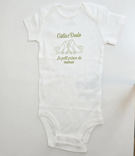 Câlins Dodo Bodysuit - Le petit prince de maman